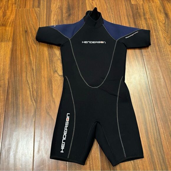 Henderson Aquatics black/blue kids wetsuit - Picture 1 of 7